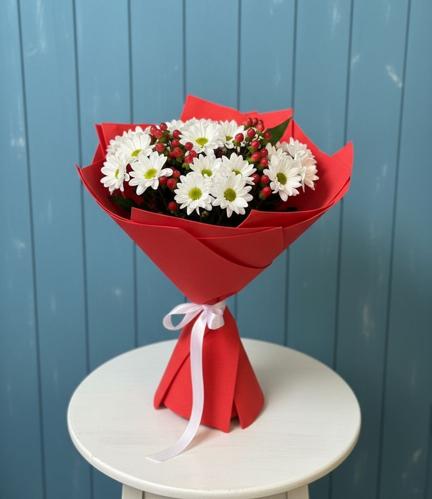 Букет цветов из: Хризантемы в Талицы Пушкинского района