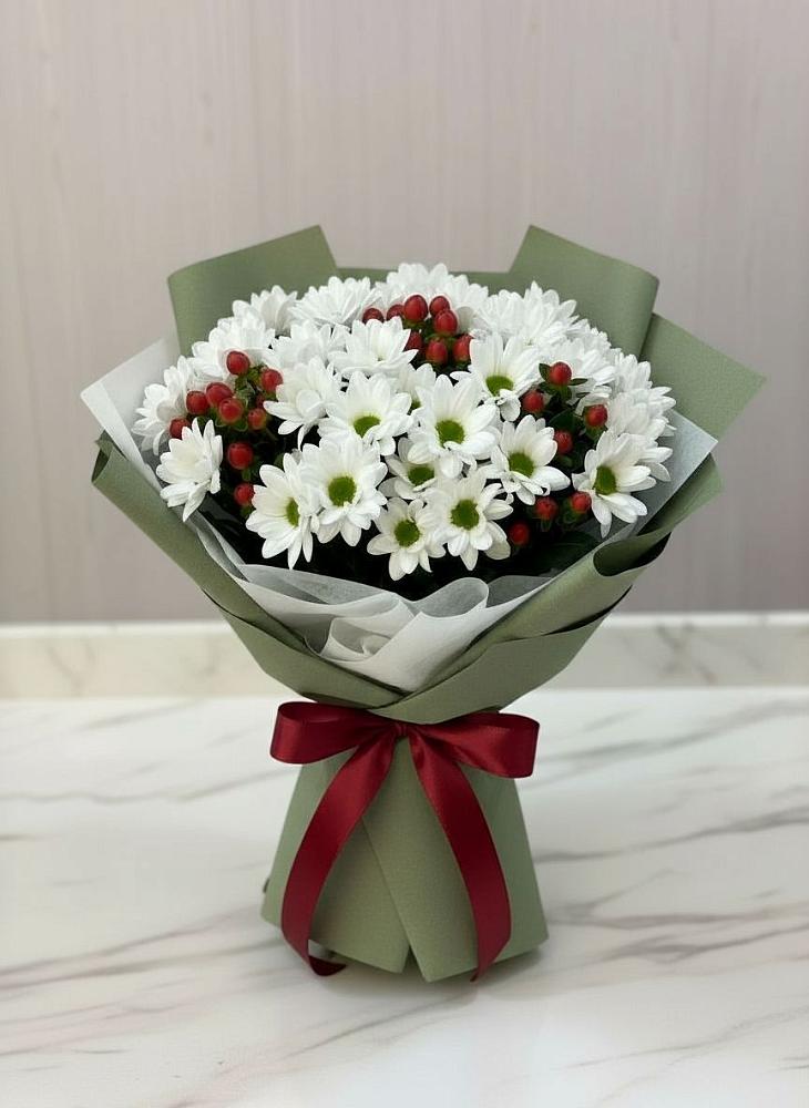 Букет цветов из: Хризантемы в Талицы Пушкинского района