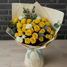 Букет цветов из:  Розы #REPLACE_PRED# Талицы Пушкинского района