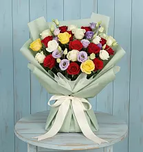 Букет цветов из:  Розы в Талицы Пушкинского района