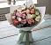 Букет цветов из: Розы, Лизиантусы и Гвоздики в Талицы Пушкинского района