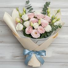 Букет цветов из:  Лизиантусы #REPLACE_PRED# Талицы Пушкинского района