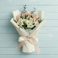 Букет цветов из:  Альстромерии #REPLACE_PRED# Талицы Пушкинского района