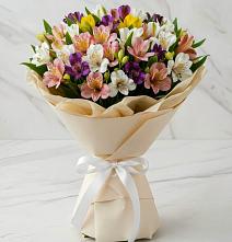 Букет цветов из:  Альстромерии в Талицы Пушкинского района