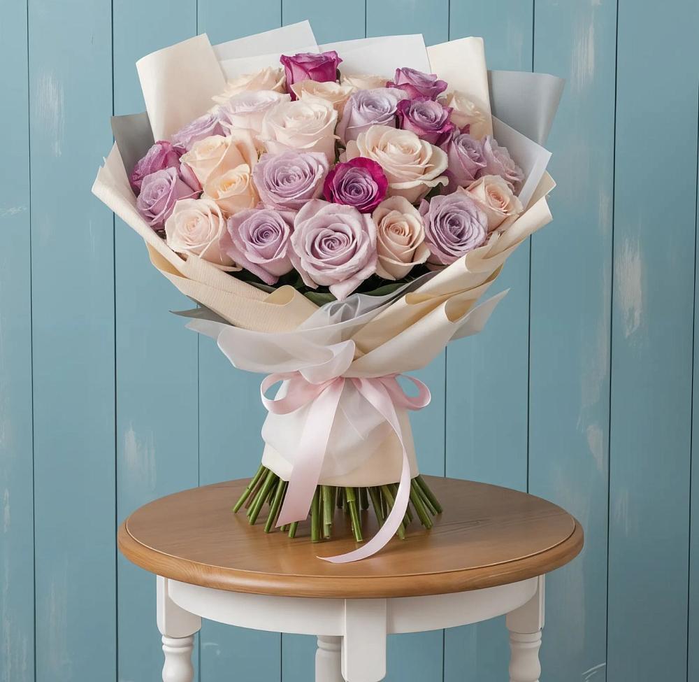 Букет цветов из: Розы в Талицы Пушкинского района