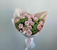Букет цветов из:  Розы и Хризантемы в Талицы Пушкинского района