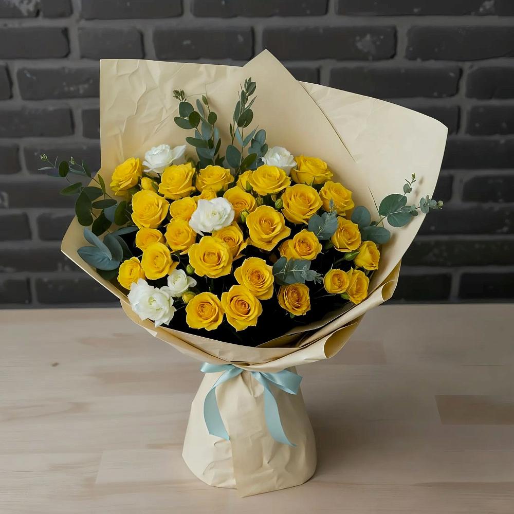 Букет цветов из: Розы в Талицы Пушкинского района