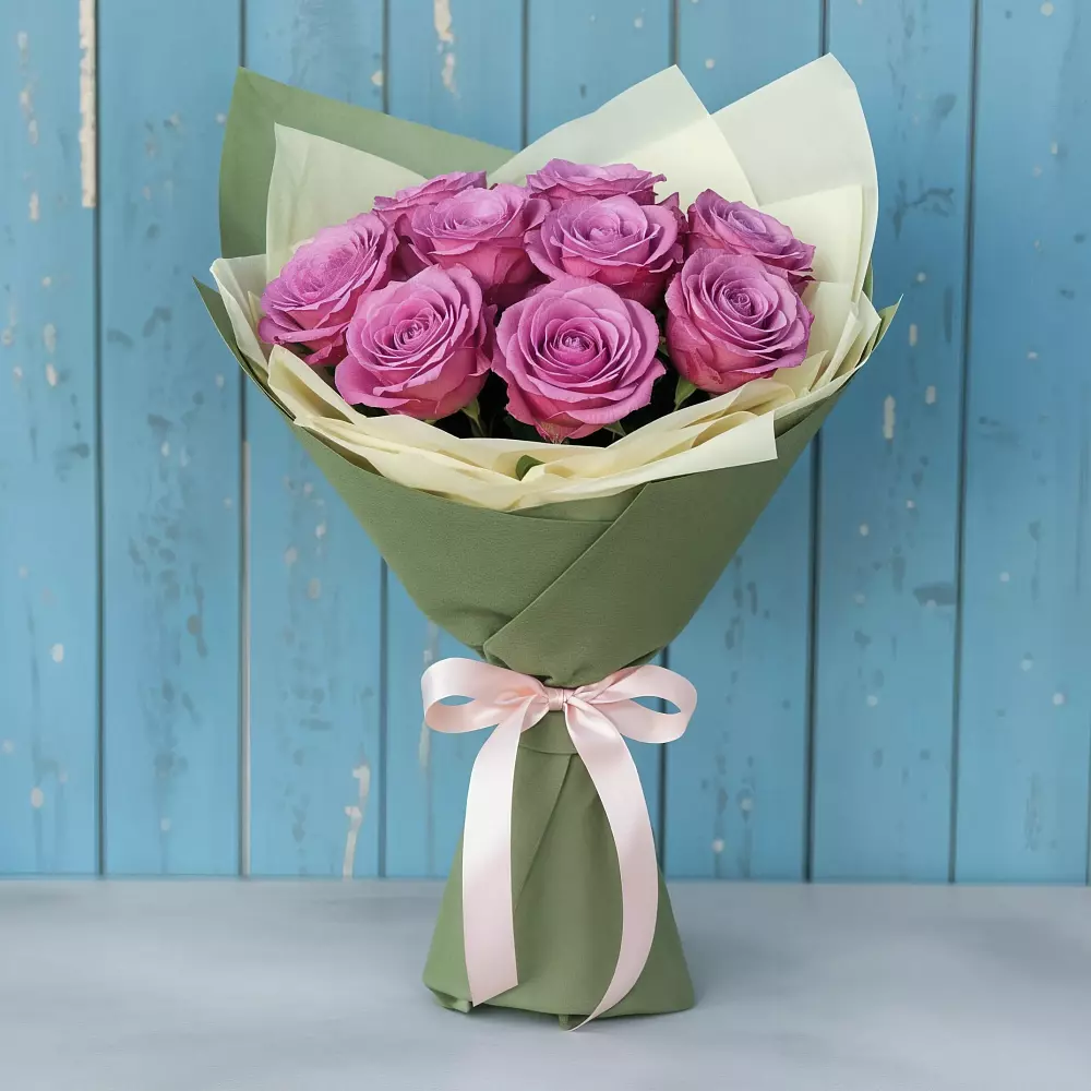 Букет Розы Фёрст Леди в Талицы Пушкинского района