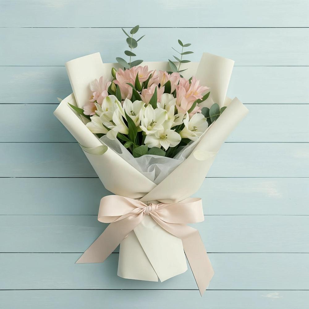 Букет цветов из: Альстромерии в Талицы Пушкинского района