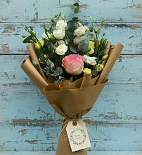 Букет цветов из:  Розы и Лизиантусы #REPLACE_PRED# Талицы Пушкинского района