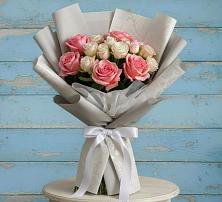 Букет цветов из:  Розы #REPLACE_PRED# Талицы Пушкинского района