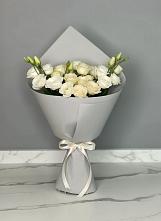 Букет цветов из:  Розы и Лизиантусы в Талицы Пушкинского района